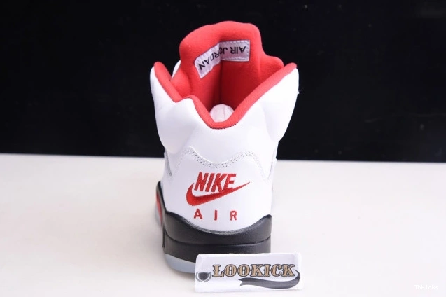 Cheap TBK Silver Red Fire Retro 5 Tongue (2020) Jordan DA1911-102 Air 0718